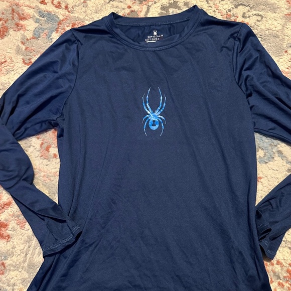 Spyder Navy Performance Shirt - Picture 1 of 4